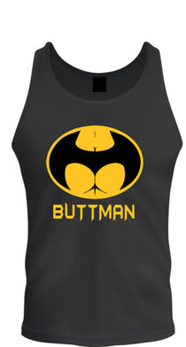 buttman batman unisex tee s -2xl black tank top