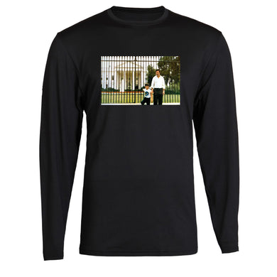 pablo escobar with his son at the white house usa t-shirt tee long sleeve tee