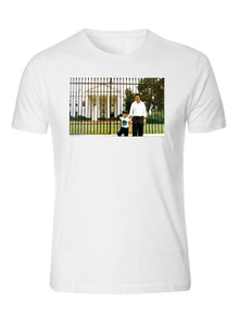 pablo escobar with his son at the white house usa t-shirt tee