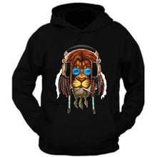 Load image into Gallery viewer, bob marley kingston jamaica 1945 rasta leaf tee zion rootswear licensed hoodie