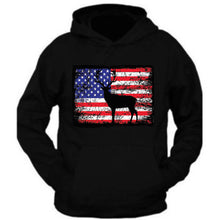 Load image into Gallery viewer, usa flag deer hunting hooded sweatshirt deer hoodie deer hunting s-5xl