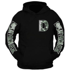 duramax hoodie sweatshirt all sizes all colors the back is plain skull