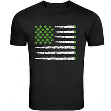 Load image into Gallery viewer, usa flag weed tee dope nation tee t-shirt