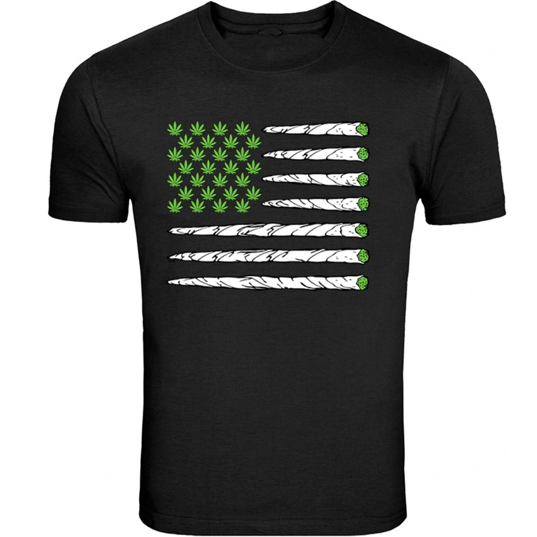 usa flag weed tee dope nation tee t-shirt