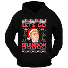 Load image into Gallery viewer, let&#39;s go brandon trump christmas sweater unisex s -5xl hoodie