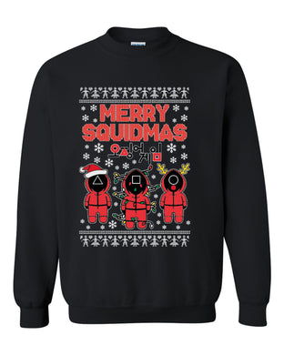 squad game merry squidmas christmas sweater xmas crewneck sweatshirt tee
