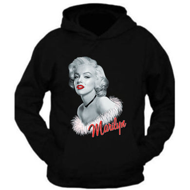 red lips marilyn monroe hoodies sweatshirt s - 5xl