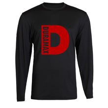 Load image into Gallery viewer, duramax color big design color black long sleeve tee s-2xl