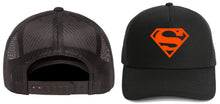 Load image into Gallery viewer, superman hats snap back cap one size fits most all colors orange / one size