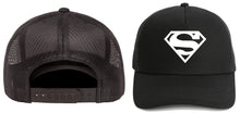 Load image into Gallery viewer, superman hats snap back cap one size fits most all colors white / one size