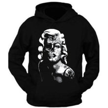 Load image into Gallery viewer, Skull Zombie Face Marilyn Monroe Hoodies Sweatshirt S - 5XL