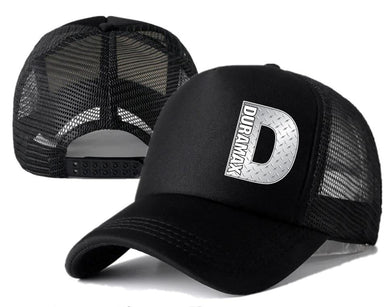 duramax hats snap back cap one size fits most all colors silver metal chrome / one size