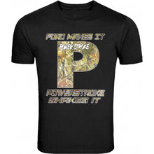 Load image into Gallery viewer, powerstroke camo diesel power front ford power stroke diesel t-shirt tee