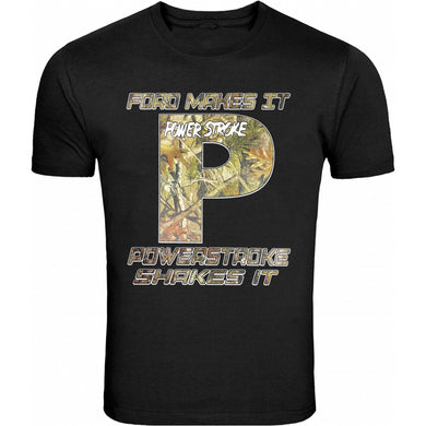 powerstroke camo diesel power front ford power stroke diesel t-shirt tee