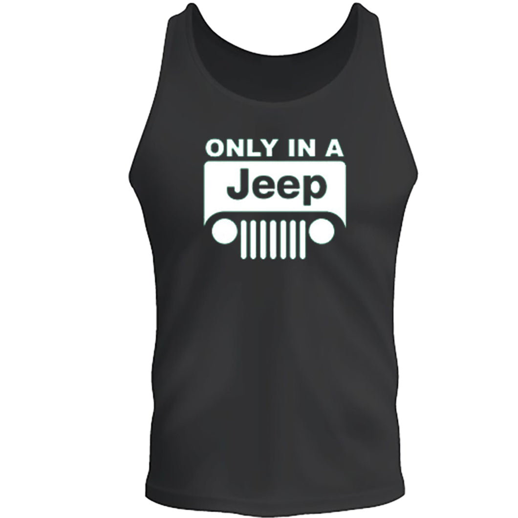 white jeep only in a jeep//4x4///off road s-2xl tee tank top