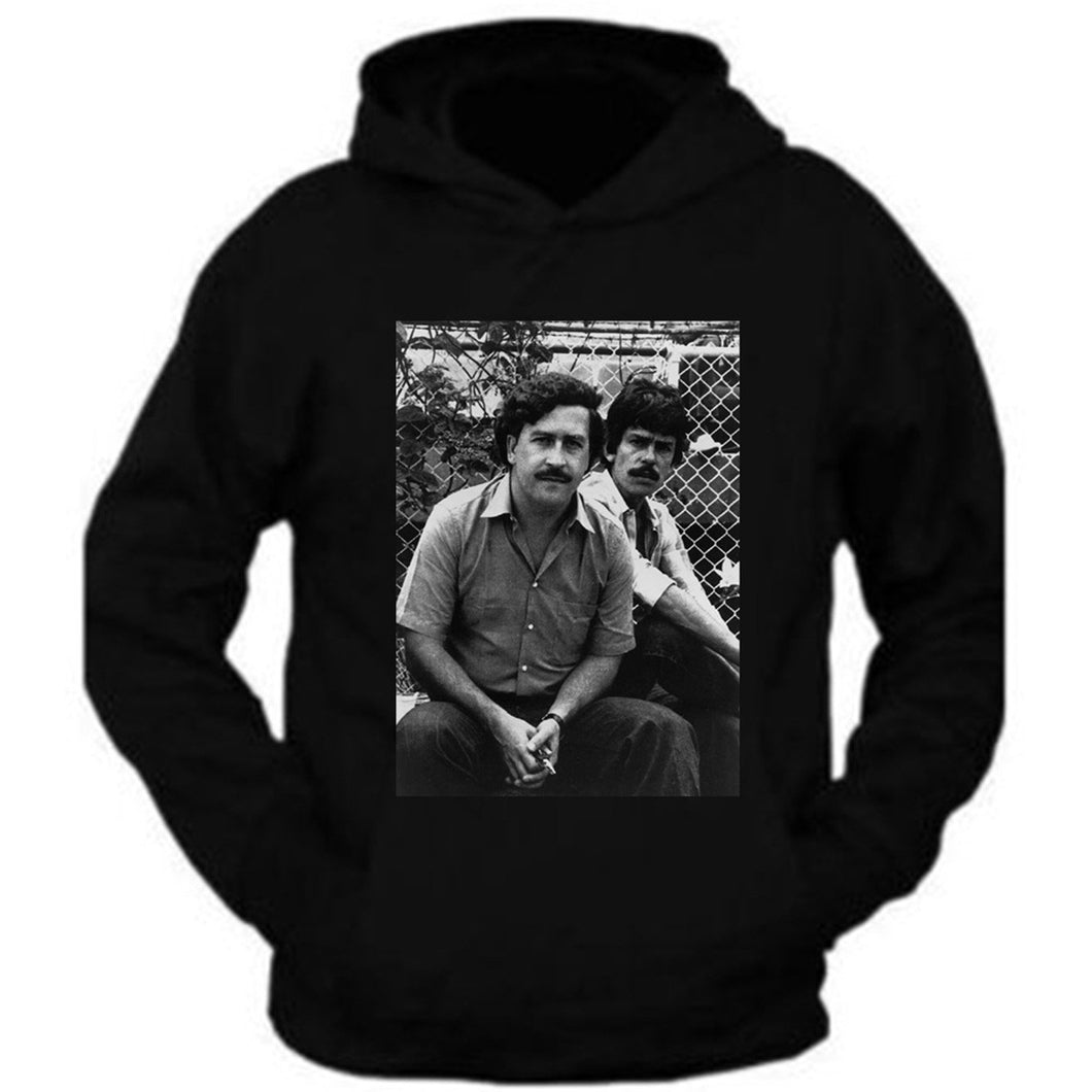 narcos hoodie pablo escobar mens tee plata o plomo columbian drug lord medellin