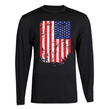 Load image into Gallery viewer, usa flag long sleeve tee