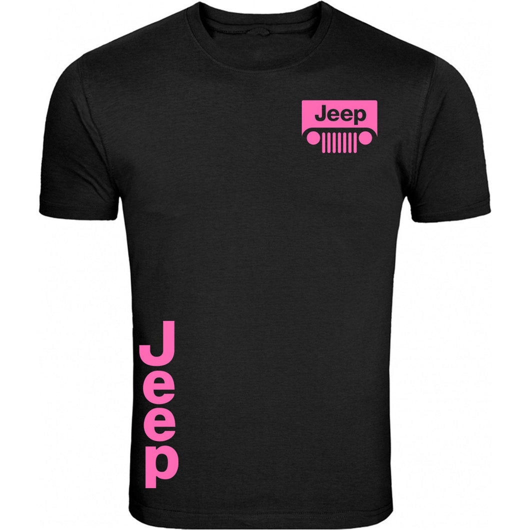 pink jeep only in a jeep 4x4 off road s - 5xl t-shirt tee