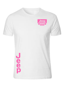 pink jeep only in a jeep 4x4 off road s - 5xl t-shirt tee