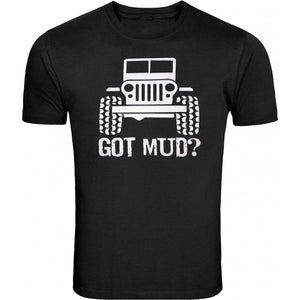 jeep t-shirt /// white jeep tee got mud // s-5xl /// 4x4 /// off road t-shirt tee