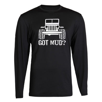 jeep long sleeve /// white jeep long sleevet got mud // s-2xl /// 4x4 /// off road long sleeve tee