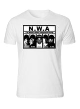Load image into Gallery viewer, nwa n.w.a.2 straight outta compton unisex t-shirt tee