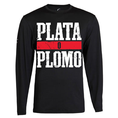 pablo escobar plug tee plata o plomo columbian drug lord medellin narcos long sleeve tee