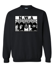 Load image into Gallery viewer, nwa n.w.a.2 straight outta compton unisex crewneck sweatshirt tee