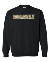 Load image into Gallery viewer, duramax camo d design color black unisex crewneck sweatshirt tee