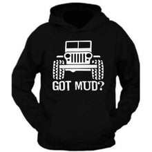 Load image into Gallery viewer, jeep hoodie pocket /// white jeep sweatshirt got mud // s-2xl /// 4x4 /// off road