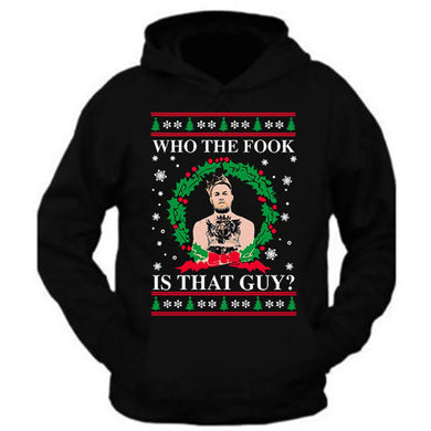 merry chrithmith who the fook is that guy ugly christmas sweater unisex