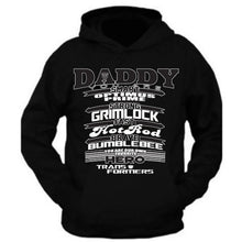 Load image into Gallery viewer, daddy the original superhero, unisex heavy cotton tee hoodie