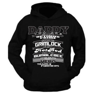 daddy the original superhero, unisex heavy cotton tee hoodie