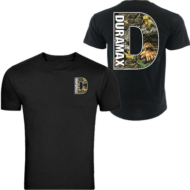 duramax camo pocket design color black s - 5xl t-shirt tee