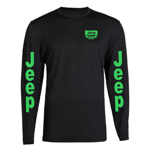 jeep girl tee long sleeve ///neon green long sleeve // s-2xl /// 4x4 /// off road long sleeve tee