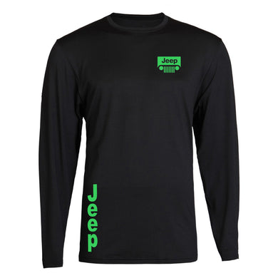 jeep girl tee long sleeve ///neon green long sleeve // s-2xl /// 4x4 /// off road long sleeve tee