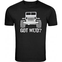 Load image into Gallery viewer, jeep t-shirt /// white jeep tee got mud // s-5xl /// 4x4 /// off road t-shirt tee