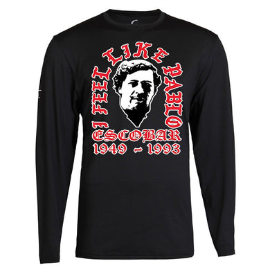 pablo escobar plug tee plata o plomo columbian drug lord medellin narcos long sleeve tee
