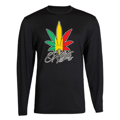 bob marley kingston jamaica 1945 rasta leaf tee zion rootswear licensed s - 2xl long sleeve tee