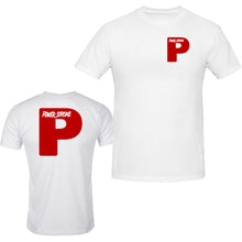 Load image into Gallery viewer, powerstroke red diesel power tee front &amp; back ford power stroke diesel t-shirt tee