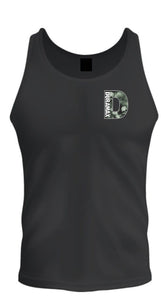 duramax d skull pocket design tank top tee