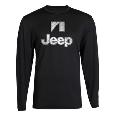 new silver jeep s - 2xl 4x4 off road long sleeve tee