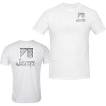 Load image into Gallery viewer, new silver metal jeep s - 5xl 4x4 off road t-shirt tee front &amp; back