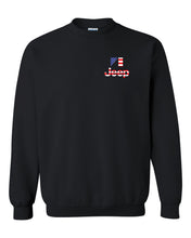 Load image into Gallery viewer, usa flag jeep usa tee s-2xl 4x4 off crewneck sweatshirt tee