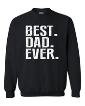 Load image into Gallery viewer, new coolest best dad ever black unisex crewneck sweatshirt tee