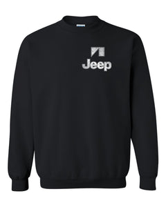 jeep silver tee /// silver metal tee// s-2xl /// 4x4 /// off road black  unisex black crewneck sweatshirt tee