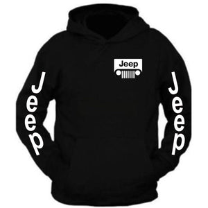 new all colors jeep tee /// black hoodie // s-2xl /// 4x4 /// off road black hoodie hooded sweatshirt