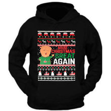 Load image into Gallery viewer, christmas hoodie make christmas great again trump christmas sweater
