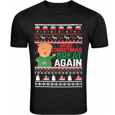 christmas xmas make christmas great again trump christmas tee s - 5xl t-shirt tee
