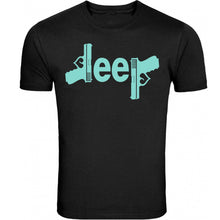 Load image into Gallery viewer, mint jeep gun t-shirt  4x4 /// off road s to 5xl tee